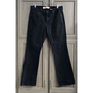 Levi's Levis 515 Nouveau Boot Cut Stretch denim jeans size 12 M Black